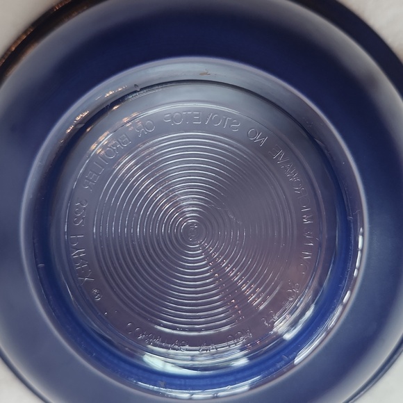 Pyrex Vintage Rare Blue Nesting Bowl Set 322, 323, 325, 326 - Picture 9 of 10